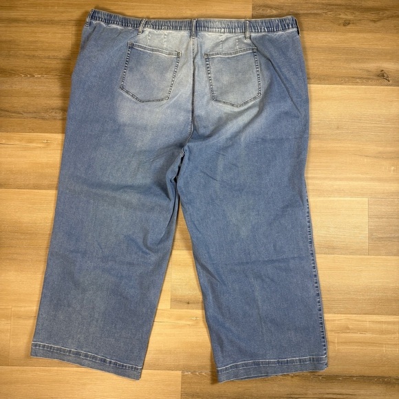 Torrid Weekend Mid-Rise Wide Leg Pull-On Jeans Plus Size 6X - Picture 6 of 6